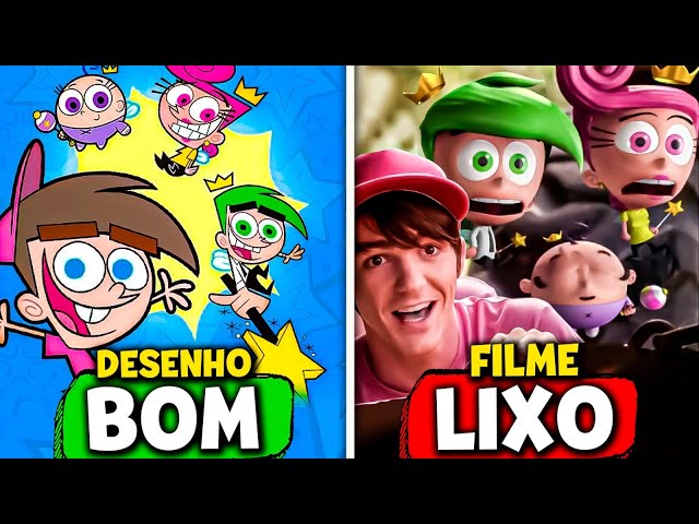 10 Filmes LIXO Baseados em DESENHOS INCRÍVEIS!