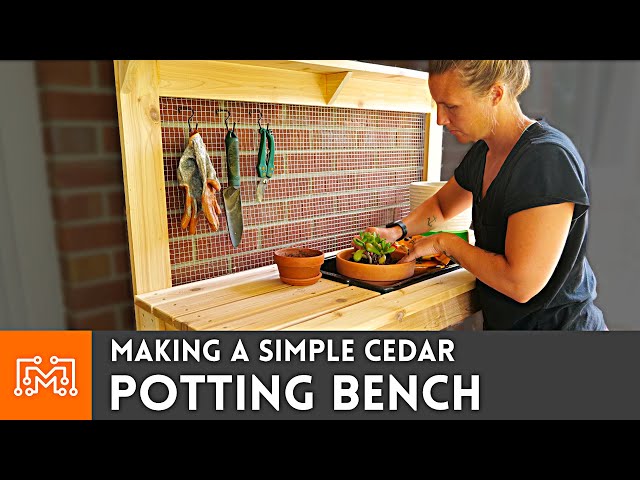 Making a Simple Potting Bench // Woodworking | I Like To Make Stuff