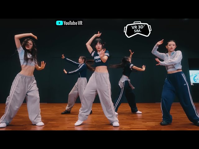 NewJeans (뉴진스) 'Cool With You' Dance Practice 8K (VR 3D SIM)