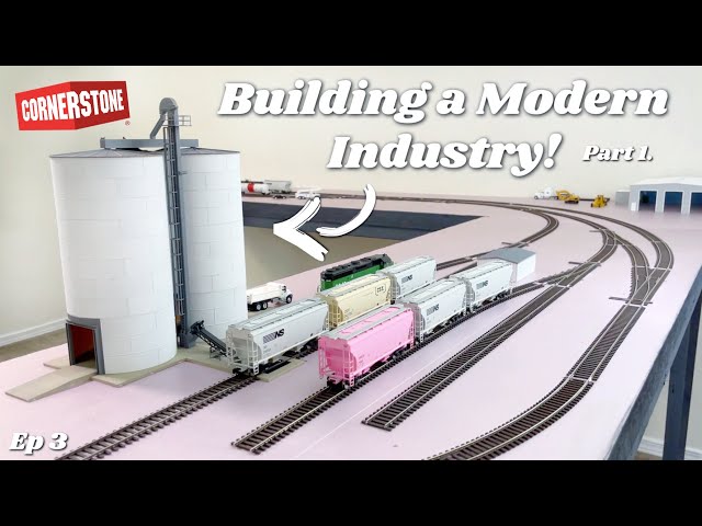 BUILDING A NEW MODERN INDUSTRY PT 1. (Walthers Rail to Road Aggregate Kit) - Ep 3