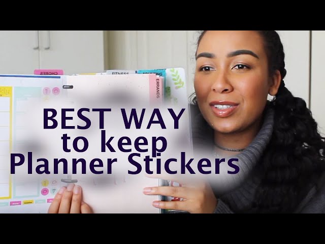 Best CHEAP Way to Keep Happy Planner Sticker Books DIY + Organization | missmyluck91