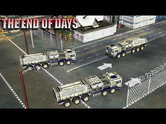 USA Heavy Armored vs RUS (THE END OF DAYS Mod) C&C Generals Zero Hour