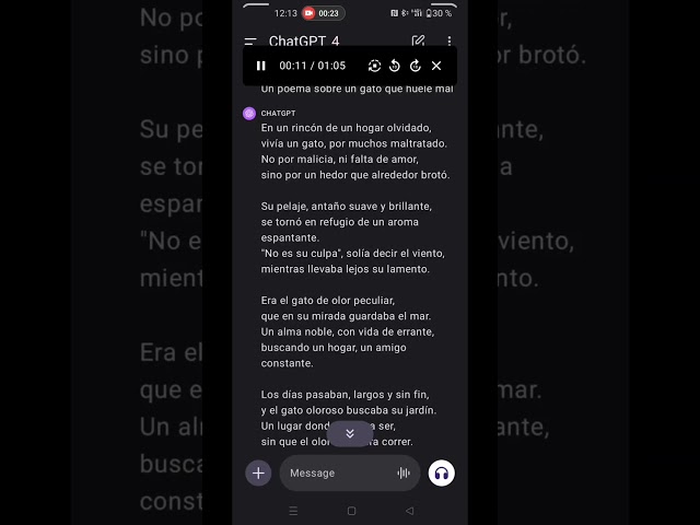 Cómo escuchar en voz alta los mensajes de ChatGPT #smartphone #inteligenciaartificial #tutorial