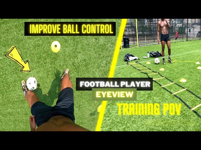 Ball Control FULL Training Session - FOOTBALL PLAYER Point-Of-View (Ball Mastery Drills)