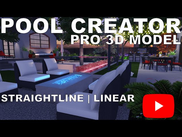 The Koss Pool - Pool Creator Pro 3D Model