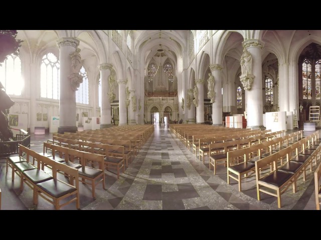 360° video organist Peter Pieters speelt Bach in de Sint Rombouts kathedraal Mechelen