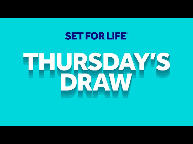 The National Lottery Set For Life draw results from Thursday 13 February 2025