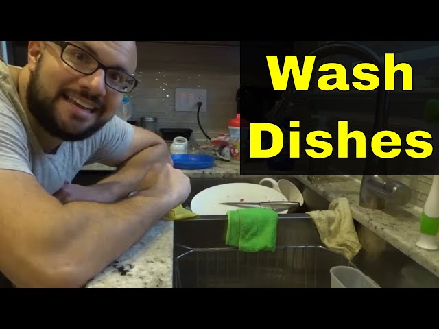 How To Wash Dishes Fast By Hand-Tutorial For Speed Cleaning