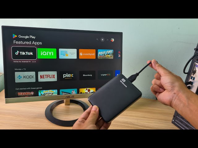 Turn PC/Laptop into Android TV with External Hard Drive