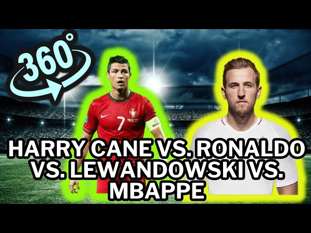 💃 Harry Cane vs. Robert Lewandowski vs. Mbappe vs. Ronaldo: 360° Dance Battle!