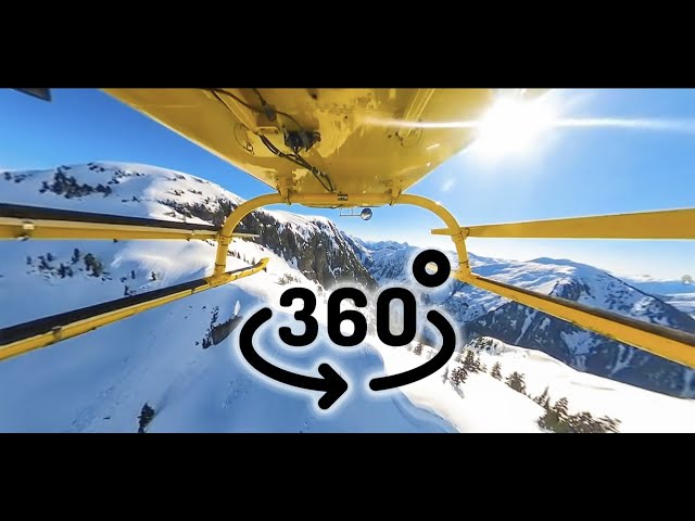 360° Helicopter View, FULL Flight Beautiful British Columbia Bell 206 Jet Ranger