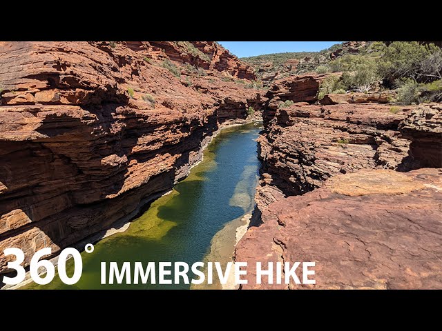 Z Bend - Kalbarri National Park - Western Australia, 360 hiking video