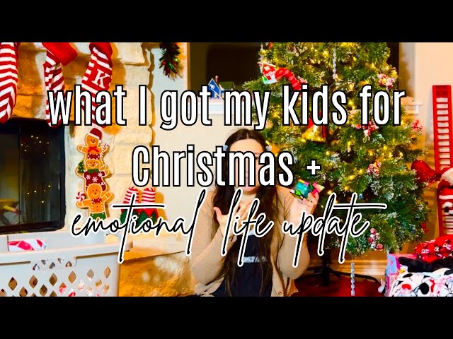 HUGE WHAT I GOT MY KIDS FOR CHRISTMAS 2024 + EMOTIONAL LIFE UPDATE