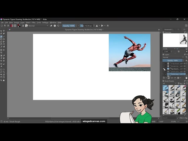 How to Draw Dynamic Poses Workshop | XPPen x Winged Canvas