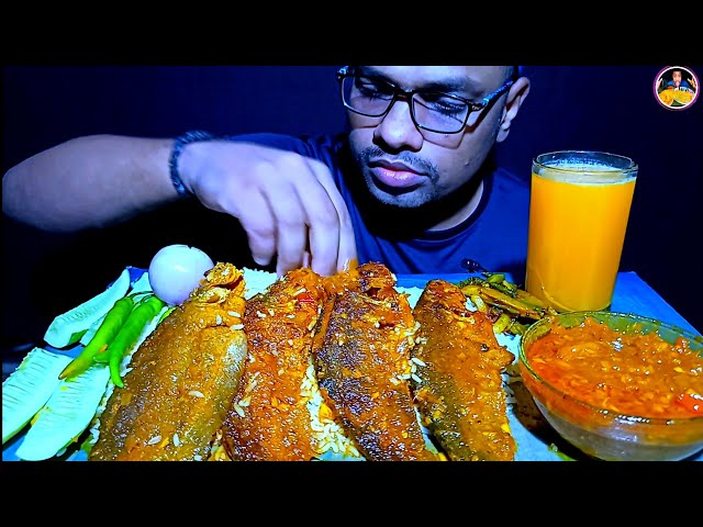 ASMR 🔥 SPICY BGI FISH CURRY, FISH CURRY WHAT RACE EATING, GRAVY, ONION, SALAD #asmr #mukbang #psk  🙏