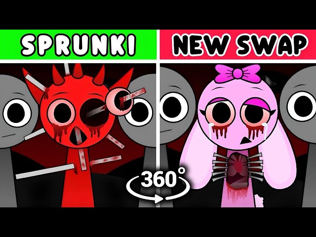 360° Incredibox: Sprunki But New Swapped Version | Horror Mod