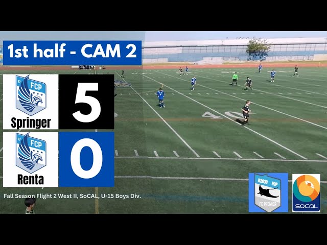 (VR180 Cam2) FC Premier 2010 Derby#2: Stingrays vs Renta 1st Half