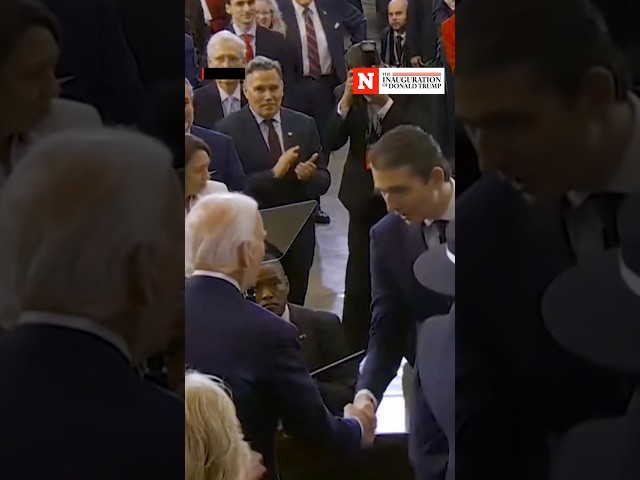 Barron Trump Shakes Hands With Biden And Harris At The Inauguration