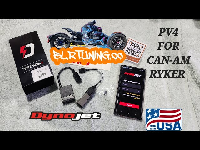 DYNOJET PV4 FOR RYKER with CUSTOM TUNING by BLR TUNING