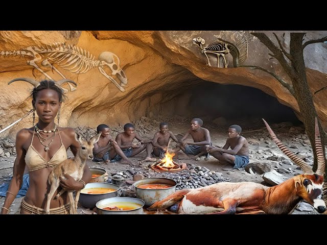 Inside The Incredible World Of The Hadzabe Tribe | Hunting, Cooking & Surviving!