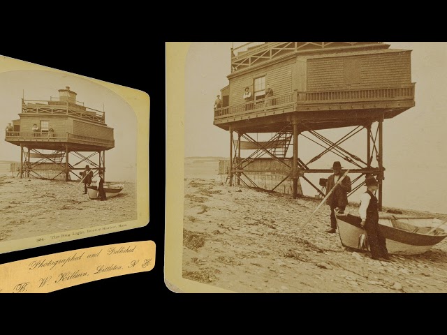 The Bug Light, Boston Harbor MA ~1870s (VR 3D still-image)