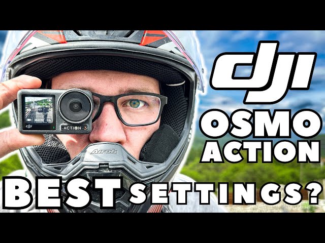 DJI Osmo Action Finding BEST Settings For MotoVlogs