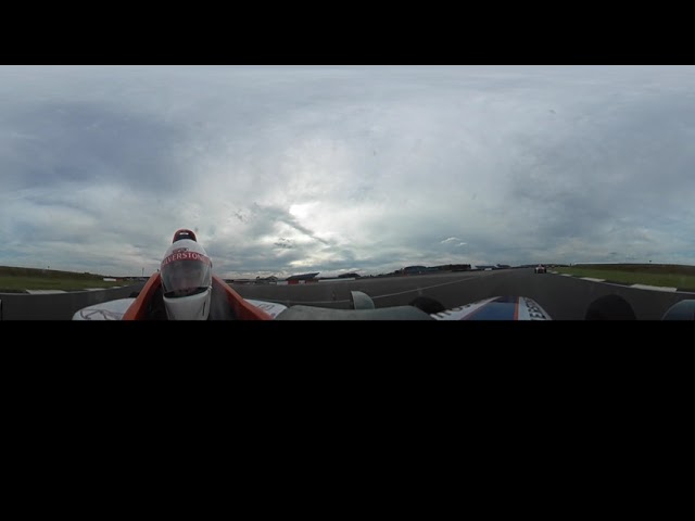 Cruising in a silgle seater at Silverstone