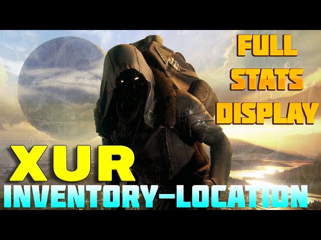 Where is XUR Destiny 2 🔴Live | Inventory & Location | What is XUR selling on 27-JAN-2023