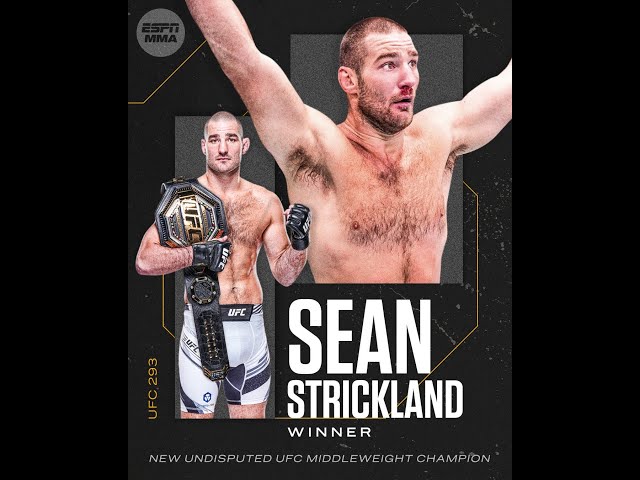 World Champion Sean Strickland who would have thought this would happen?? #shorts