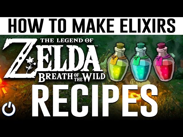 HOW TO MAKE EVERY ELIXIR - Zelda Breath of the Wild (ALL RECIPES GUIDE)