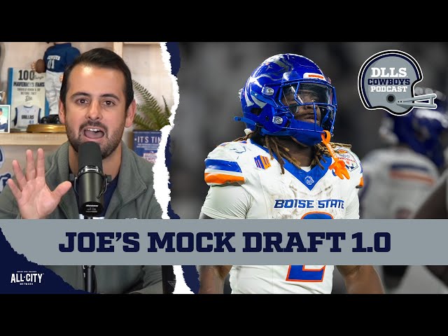 Ashton Jeanty time? Joseph Hoyt’s first Dallas Cowboys mock draft! | DLLS Cowboys Podcast