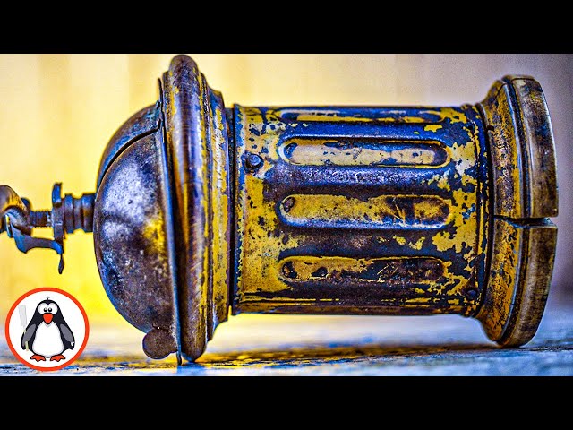 1960 - Italian Coffee Grinder - Restoration - ASMR