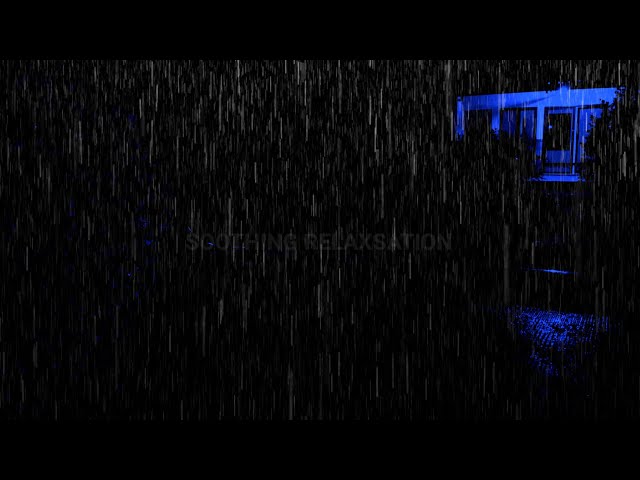 ASMR SOUND 💤 Enjoy a Peaceful Sleep with Pounding Rain & Deep Rolling Thunder