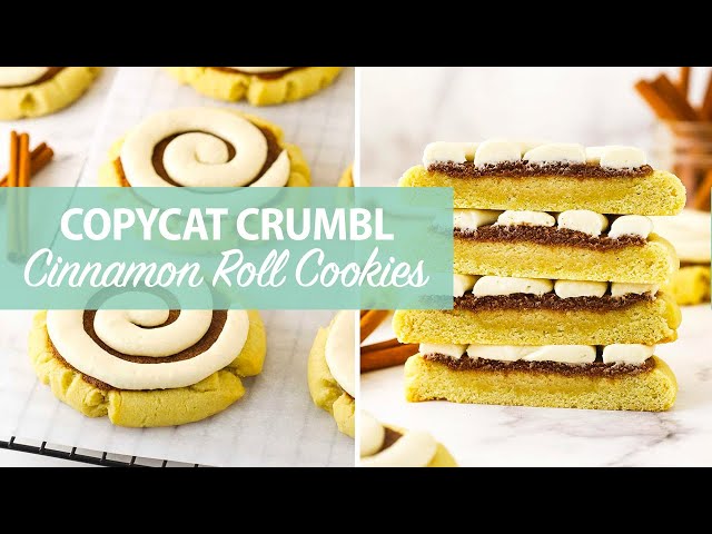 Copycat Crumbl Cinnamon Roll Cookies