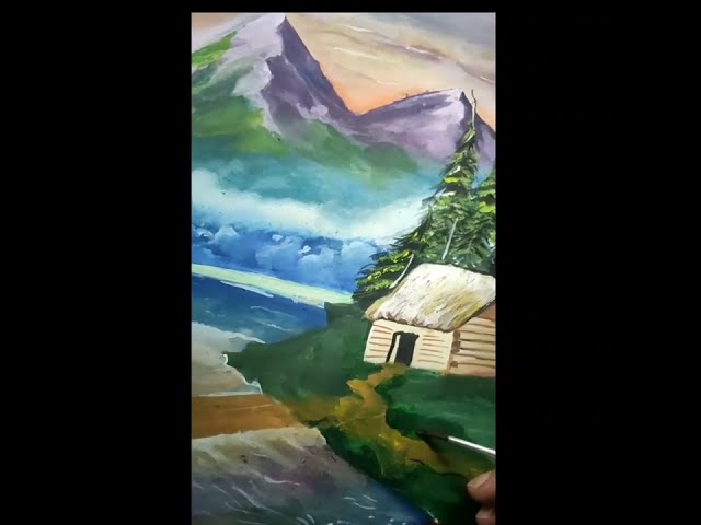 Water Colour Landscape Painting | Landscape totorial | Water Colour Painting