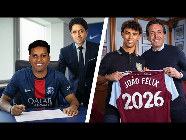 🚨 PSG'S SHOCK MOVE FOR RODRYGO! FELIX TO ASTON VILLA?!| LATEST TRANSFER RUMOURS 2025