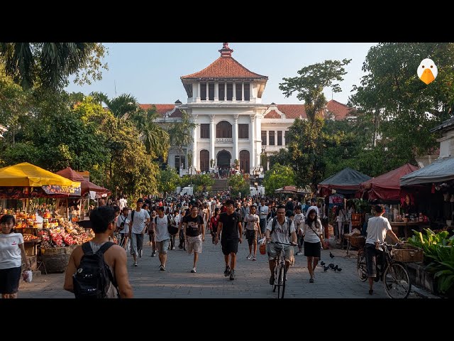 Kota Tua Jakarta🇮🇩 The Oldest Dutch Colonial Town in Southeast Asia (4K HDR)