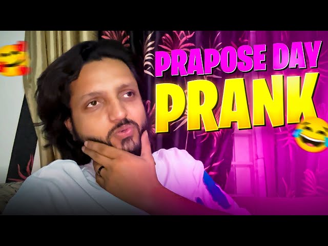 Prapose Day Prank 😂 | Morning With KP