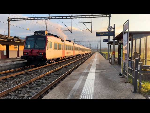 Bahnverkehr in Dagmersellen (29.11.2024)