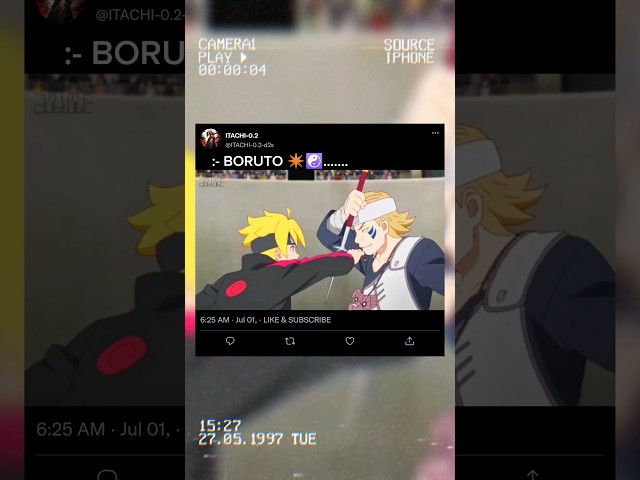 BORUTO ✴️☯️ #naruto #anime #shortsviral #shortsfeed #shorts