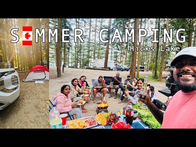 SUMMER CAMPING | Sinhala Vlogs | Hicks Lake | SM Vlogs Canada