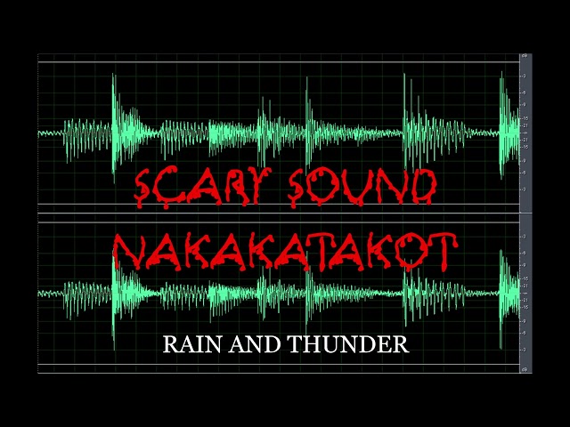 Scary Sound | Rain and Thunder | Nakakatakot