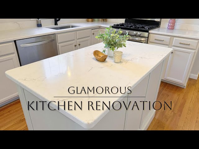 Glamorous New Hampshire kitchen renovation: A stunning transformation for under $35k!