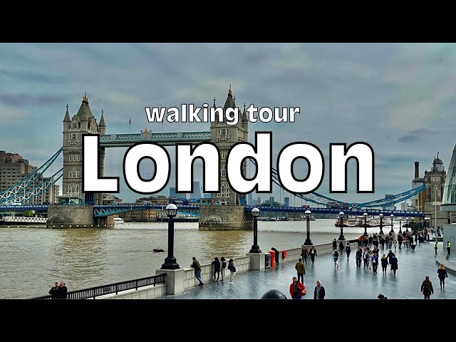 London Walk | Virtual Walking Tour Around the City of London - London 4k HDR