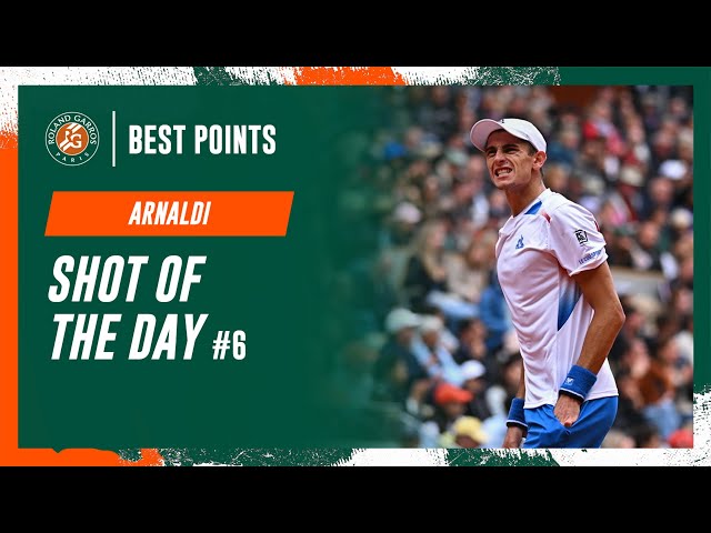 Shot of the day #6 Matteo Arnaldi | Roland-Garros 2024