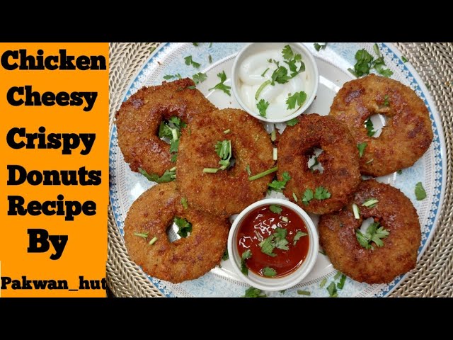 Chicken Donuts Recipe | Restaurant Style Chicken Donuts | Tasty Tea Time Snack By  ‪@iamFatimaKhan