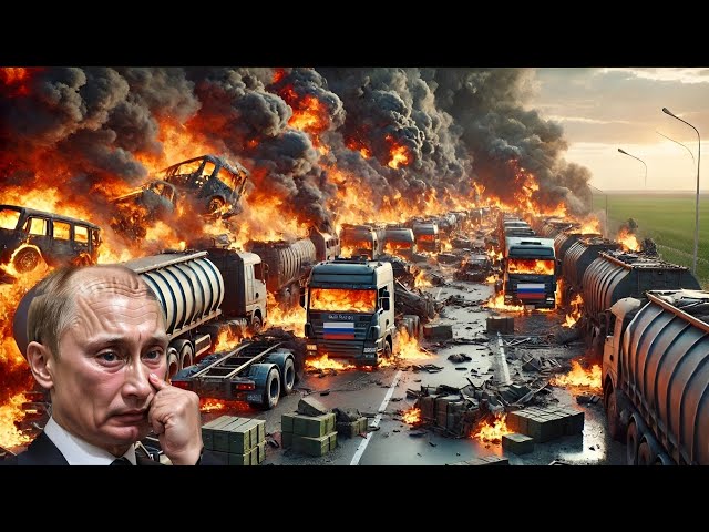 Today! Ukraine bombs 80 Russian buses supplying ammunition to Bhacmut town