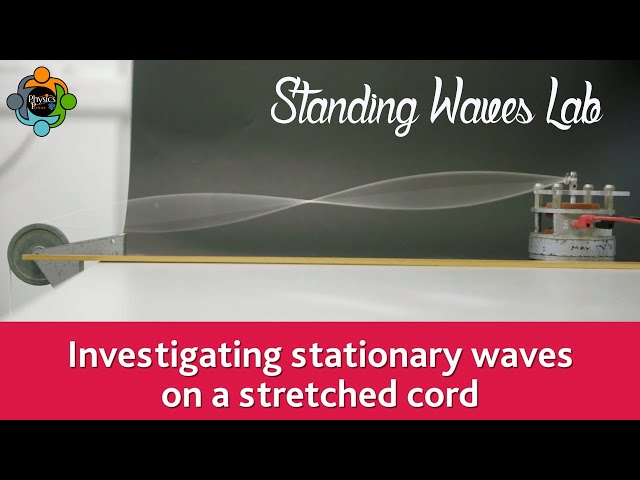 Investigating Stationary Waves on a stretched Cord - The Lab activity