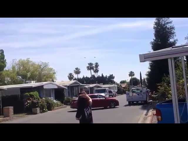 Dwayne The Rock Johnson San Andreas Helicopter Chase Bakersfield California