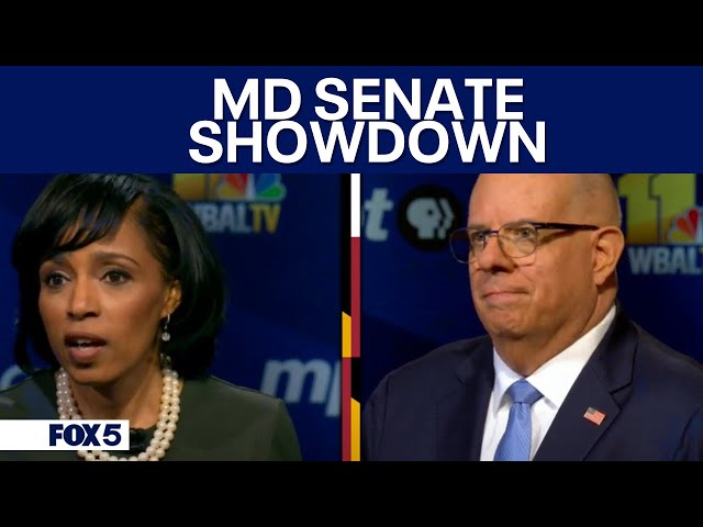 Alsobrooks, Hogan face off in Maryland Senate Debate, abortion takes center stage